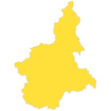 Piemonte in zona gialla